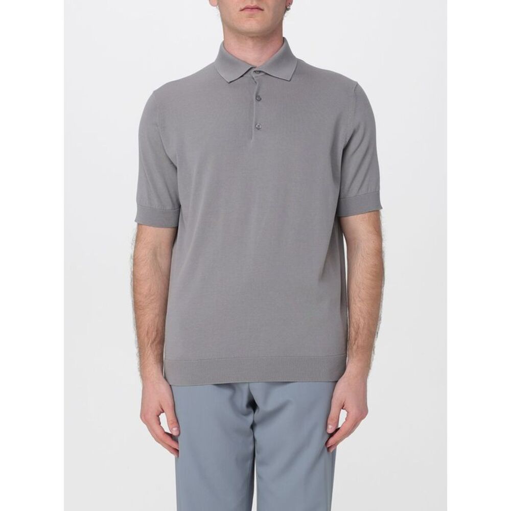 Lardini Polo Shirt Men Grey
